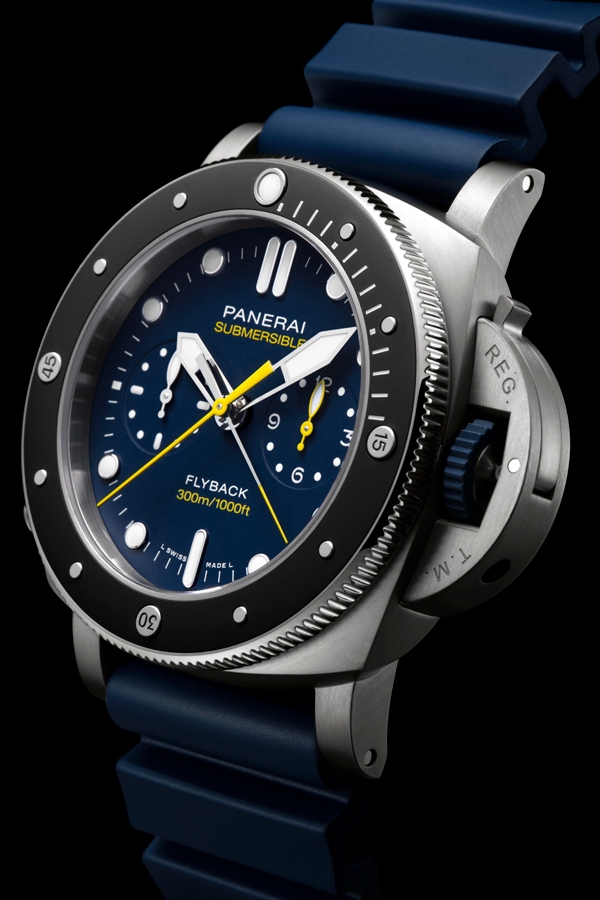 Fake Panerai Submersible Chrono Flyback Mike Horn Edition